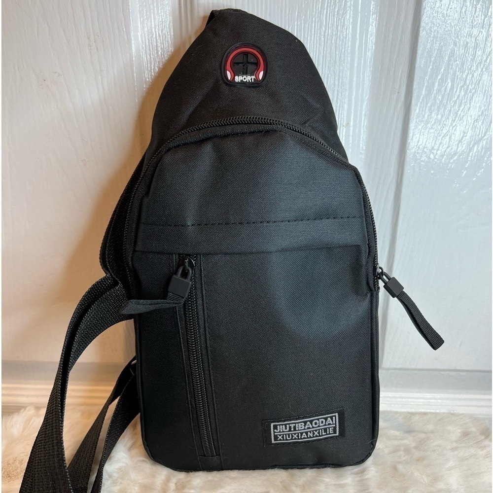 JIUTIBAODAI MENS SHOULDER/CHEST CANVAS PACK